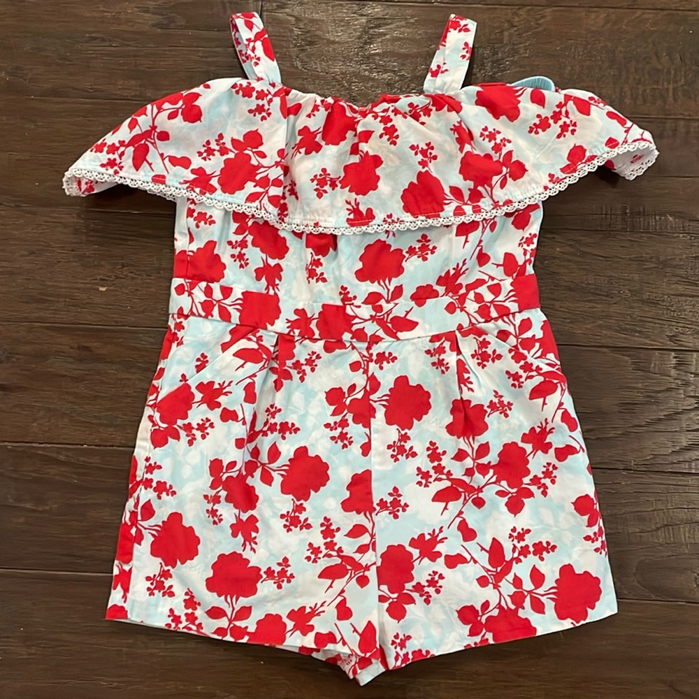 Janie and Jack Girls Romper 2T